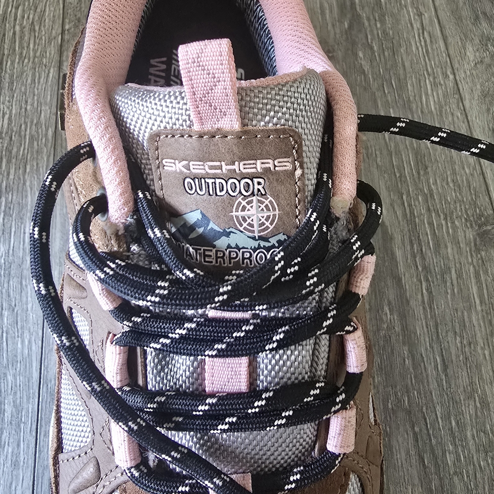 Skechers Brown and Pink Athletic Shoes - Picture 4 of 5